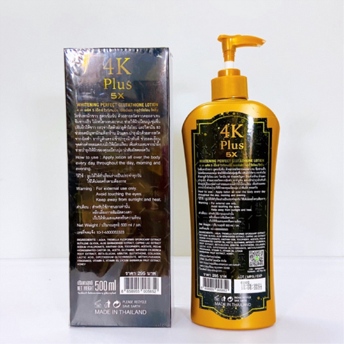 Dưỡng Trắng da 4K Plus 5X Whitening Perfect Glutathione thái lan