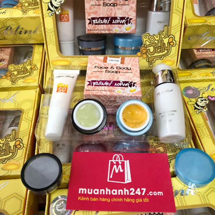 Bộ Trị Nám Tàn Nhang Super Blink Thái Lan