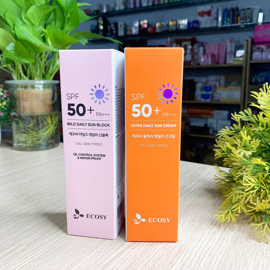 Kem Chống Nắng Ecosy Ultra Daily Sun Cream Kiềm Dầu Không Trôi 100ml