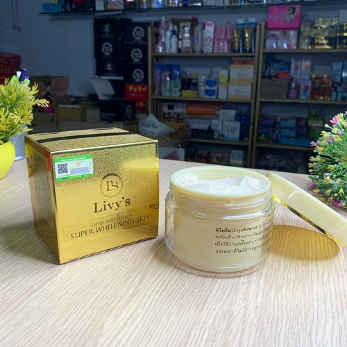 Kem Dưỡng Trắng Body Cao Cấp Livy’s vàng Thái Lan 250gr - Kem Body Livy