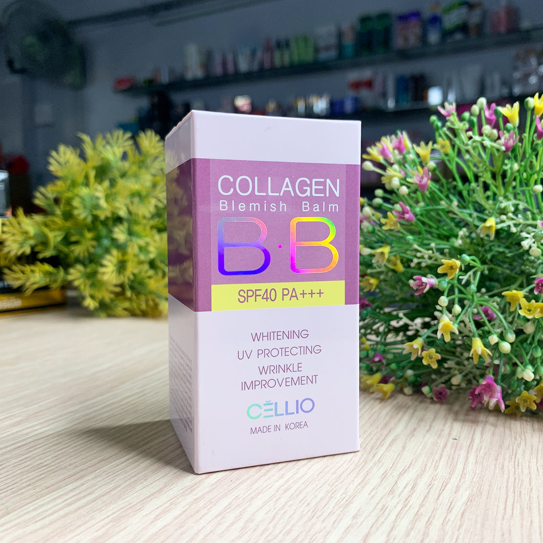Kem Nền Cellio Collagen Blemish Balm B.B SPF 40 PA+++