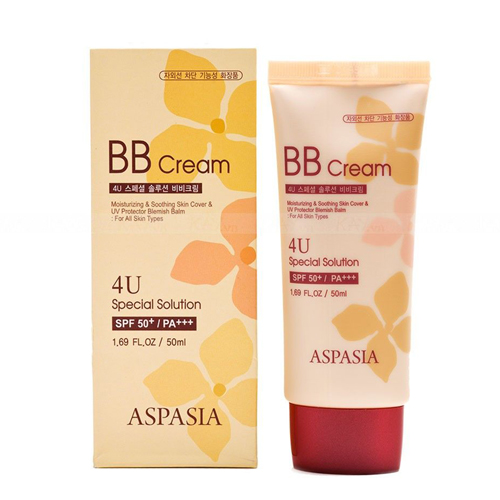 Kem Nền Chống Nắng Aspasia 4U Special B.B Solution Cream SPF50 PA