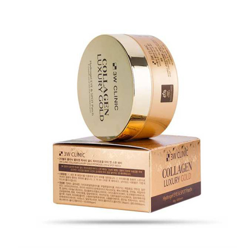 Mặt Nạ Trị Xóa Nhăn Vùng Mắt 3W Clinic Collagen Luxury Gold