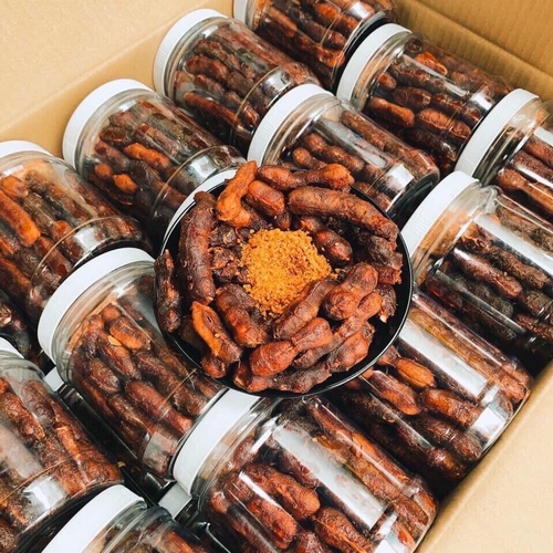 ME LÀO TÁCH VỎ CHẤM KÈM MUỐI TÔM