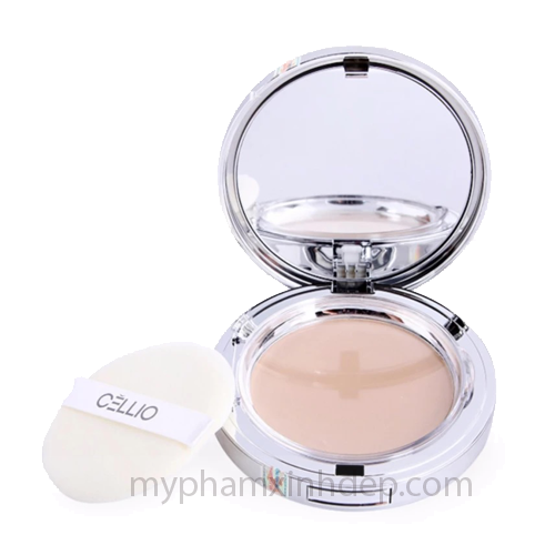 Phấn Phủ Siêu Mịn Cellio Ex Collagen Twoway Cake SPF30 PA