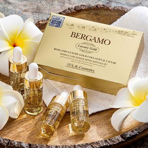Serum Bergamo Luxury Gold Collagen And Caviar Hàn Quốc