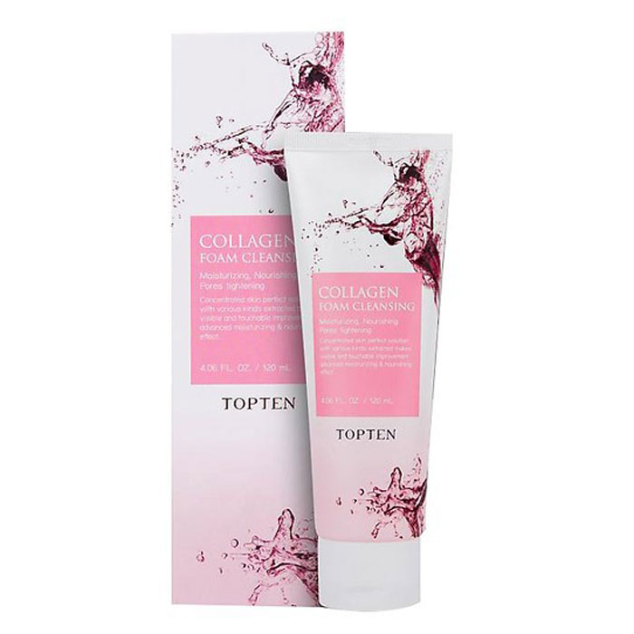 Sữa Rửa Mặt Collagen Topten Collagen Foam Cleansing 120ml