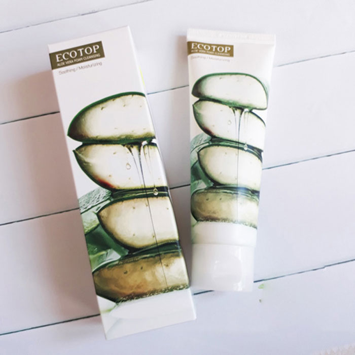 Sữa Rửa Mặt Lô Hội Ecotop Aloe Vera Foam Cleansing 120ml