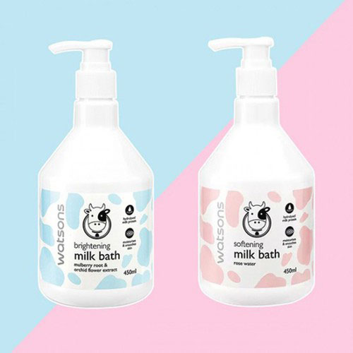 Sữa Tắm Con Bò Watsons Milk Bath Thái Lan Chính Hãng