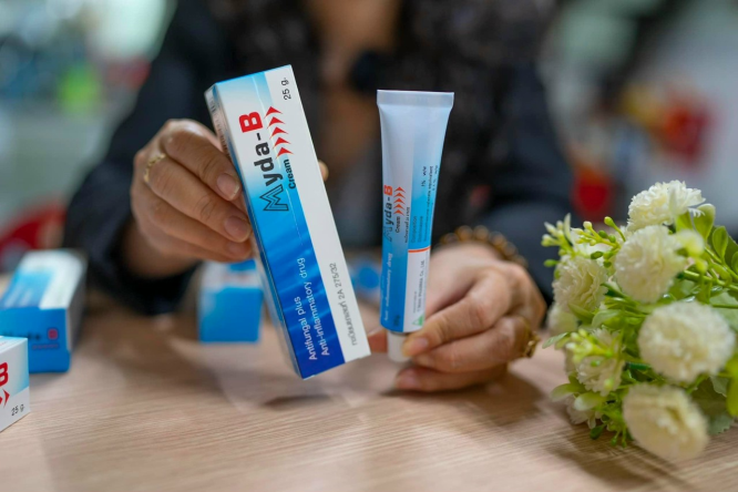 Tuýp kem Myda B Cream Thái Lan